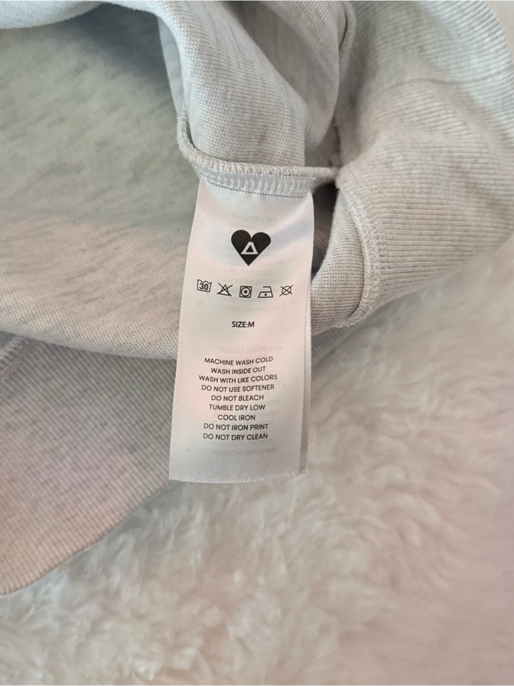 AELFRIC EDEN OVERSIZED N08 GRAPHIC HOODIE gray floral pink embroidered - Picture 5 of 6